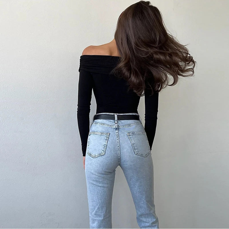 Slim Fit Knitted Bodysuit