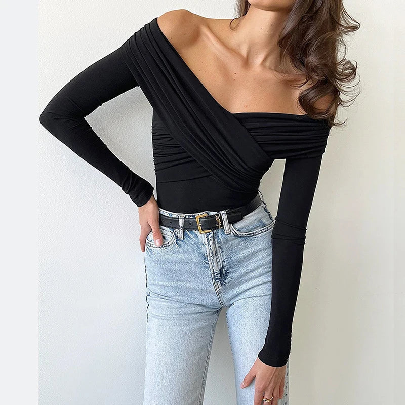 Slim Fit Knitted Bodysuit