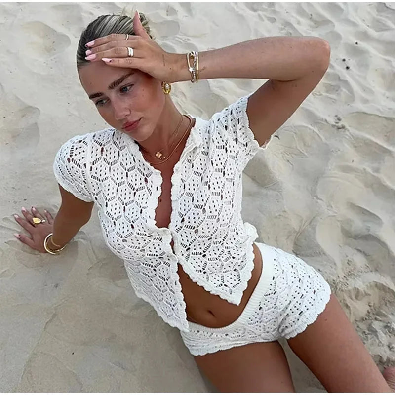 Hollow Out Beach Set