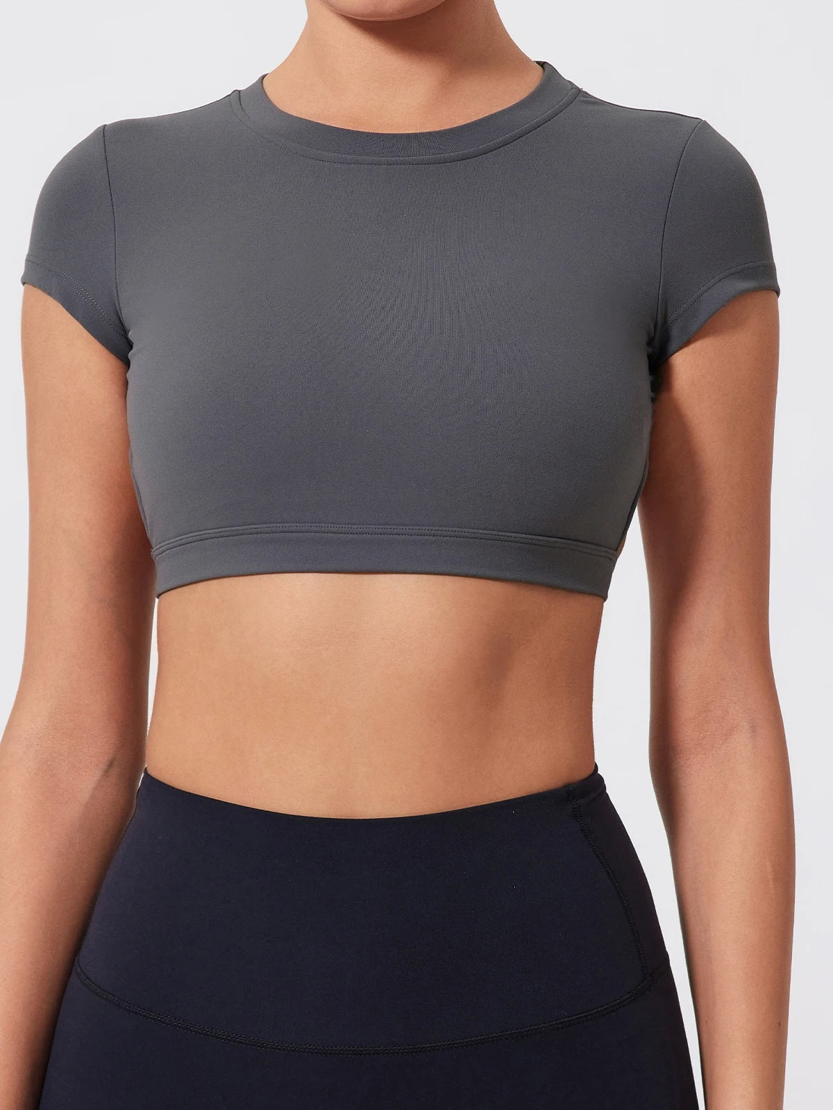 Backless Gym Crop Top