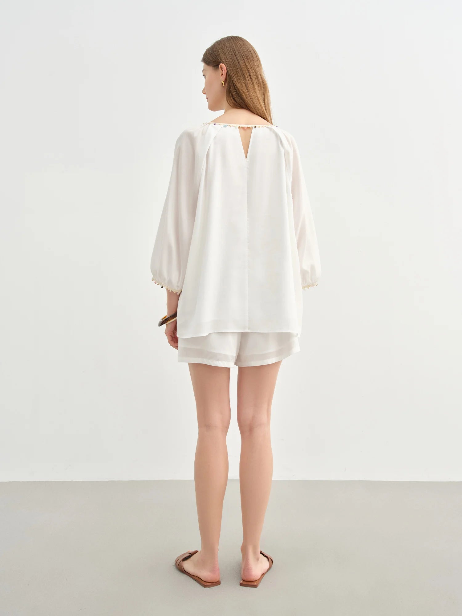 Elegant Top & Shorts