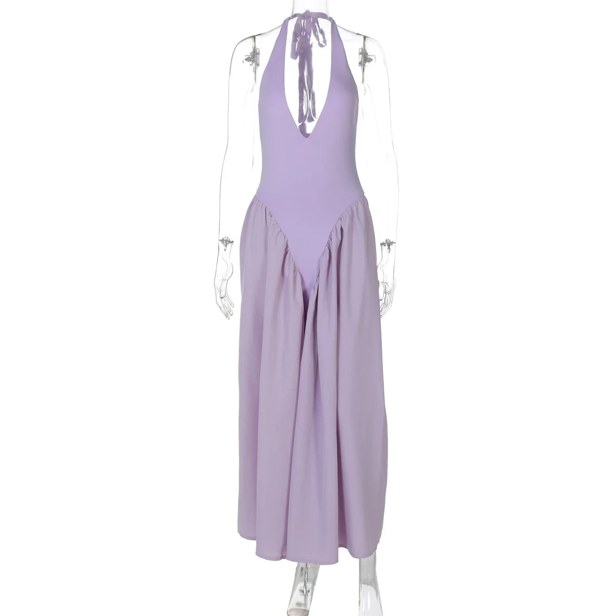 Sleeveless V-Neck Dress