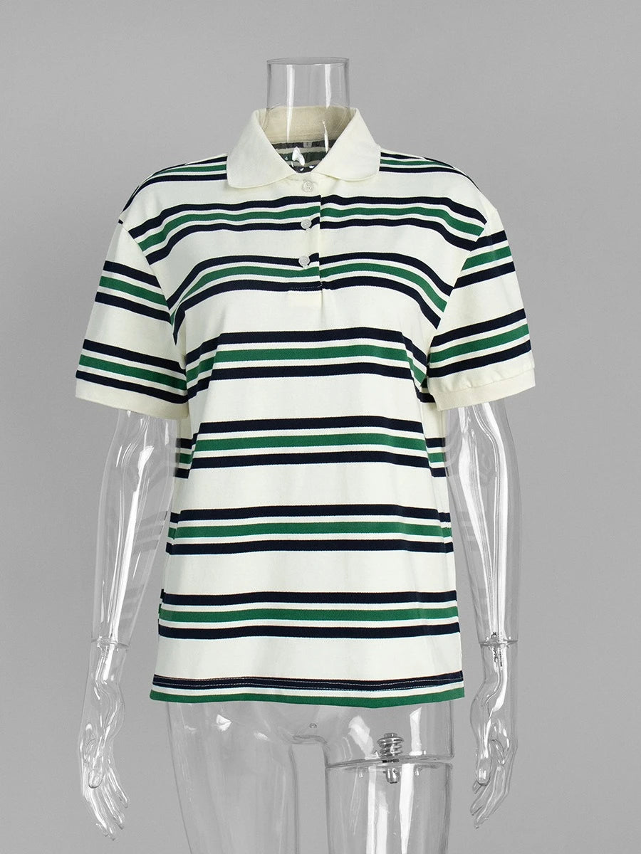 Casual Polo Summer Top