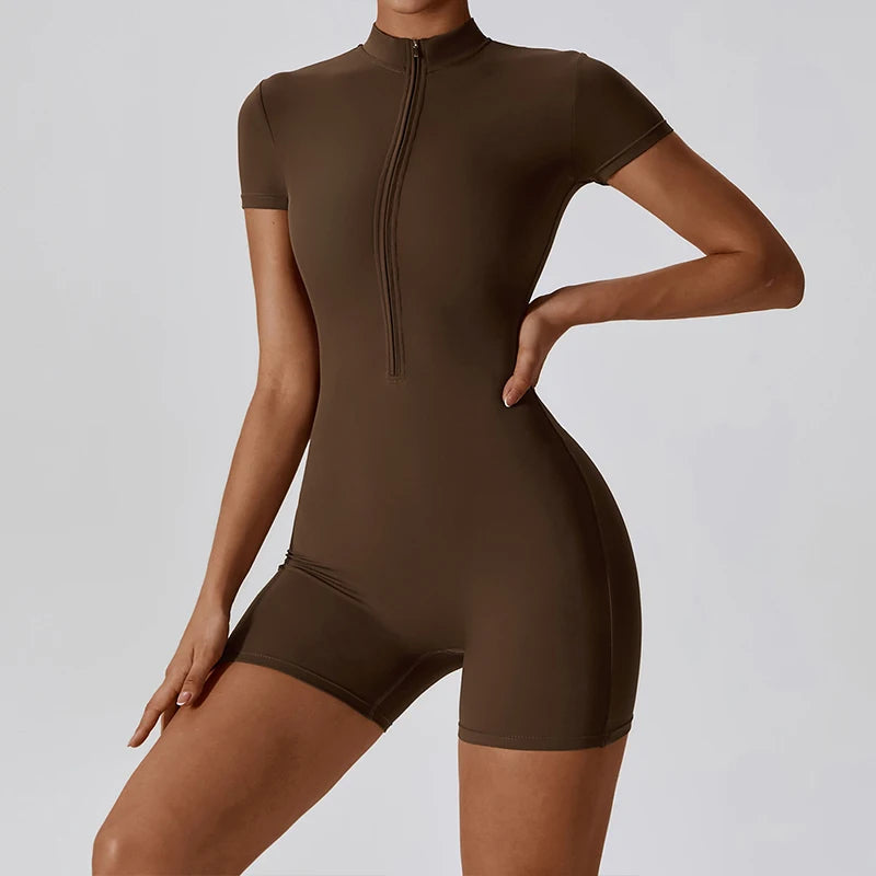 Zipper Sports Jumpsuit