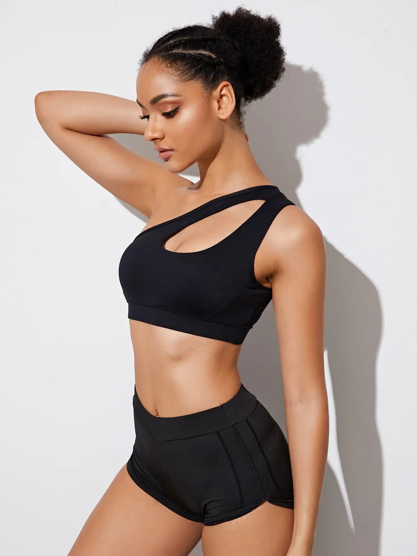 One Shoulder Sports Bra
