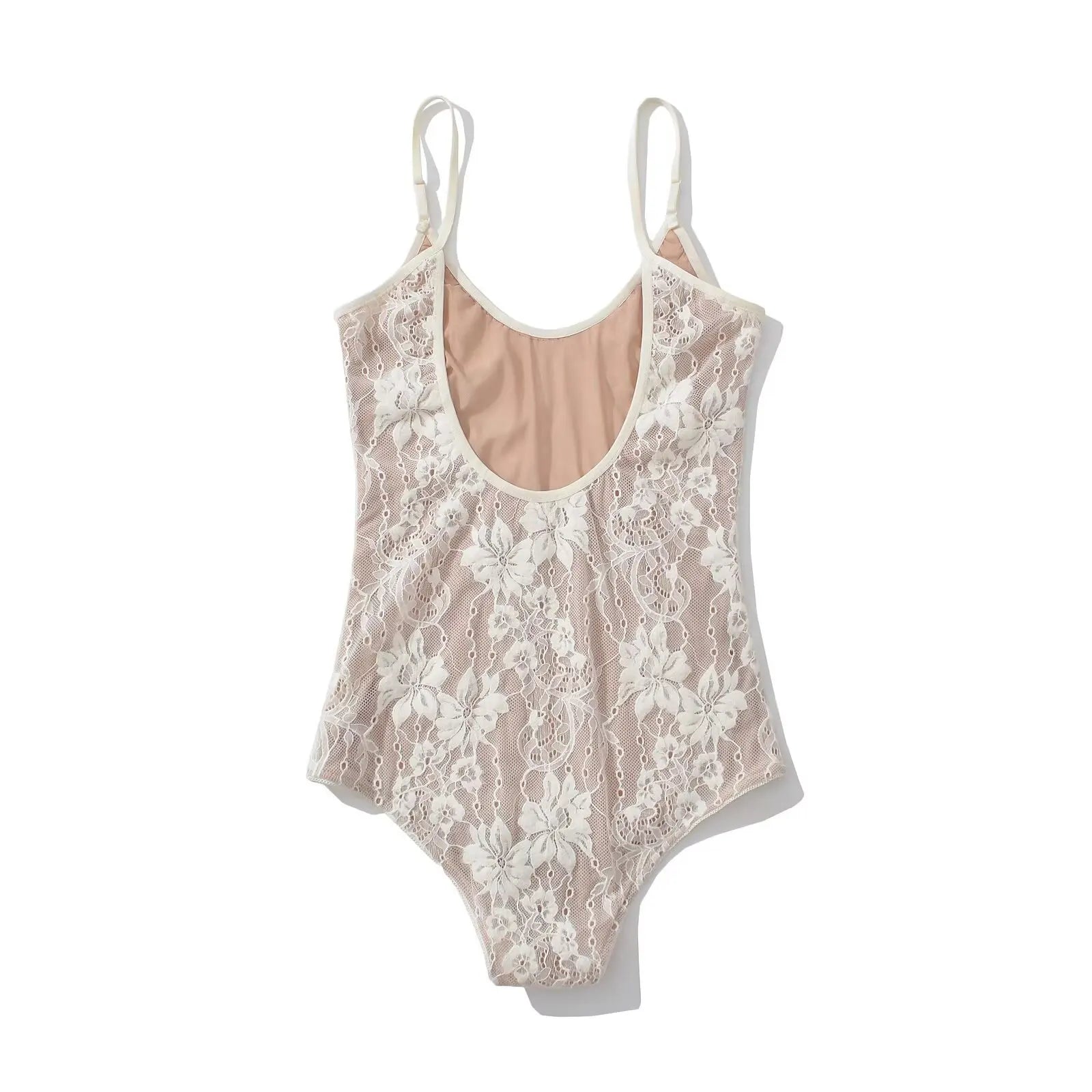 Lace Backless Bodysuit
