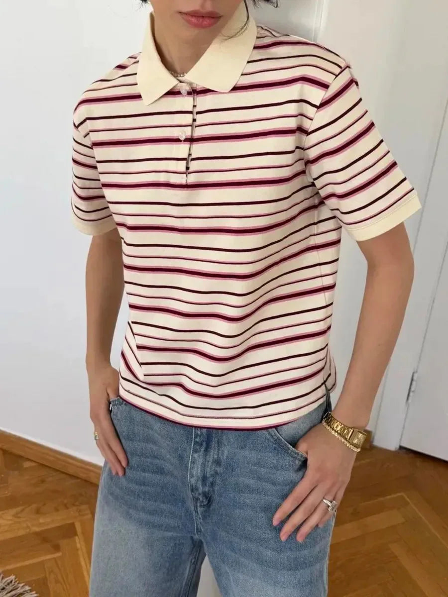 Casual Polo Summer Top