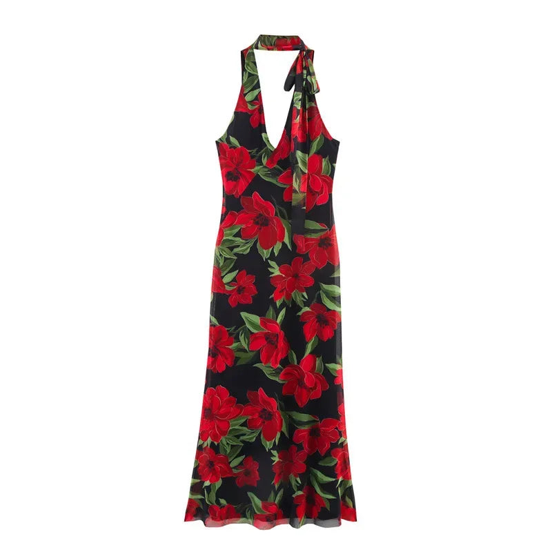 Floral Ruffle Skirt Set