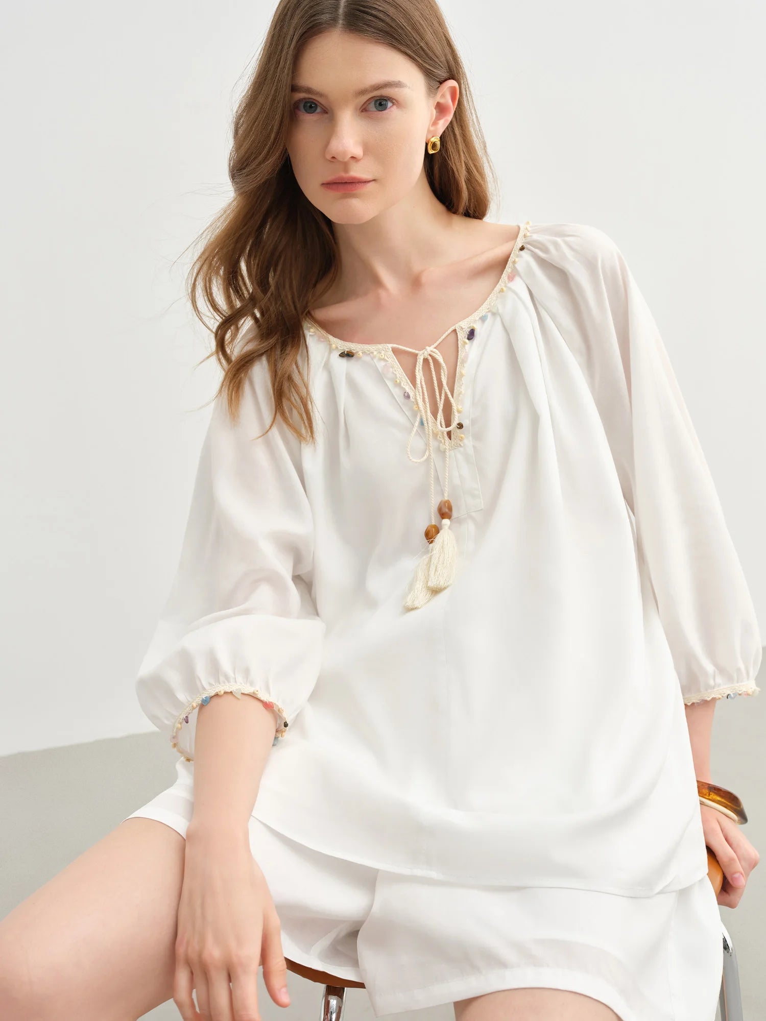 Elegant Top & Shorts