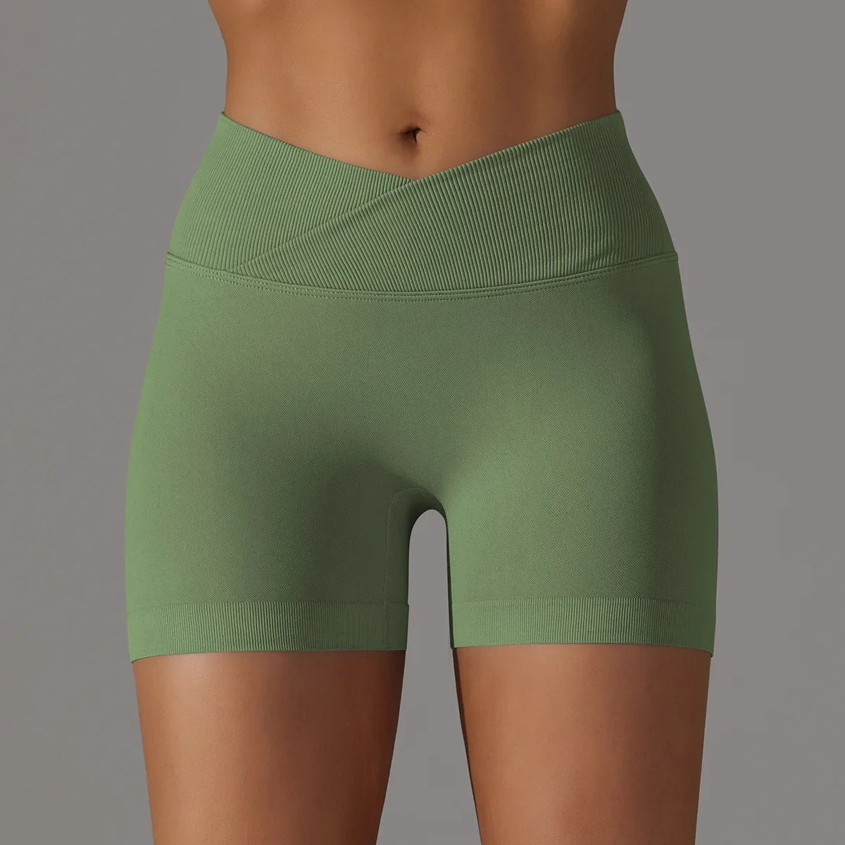 High Waist Seamless Shorts