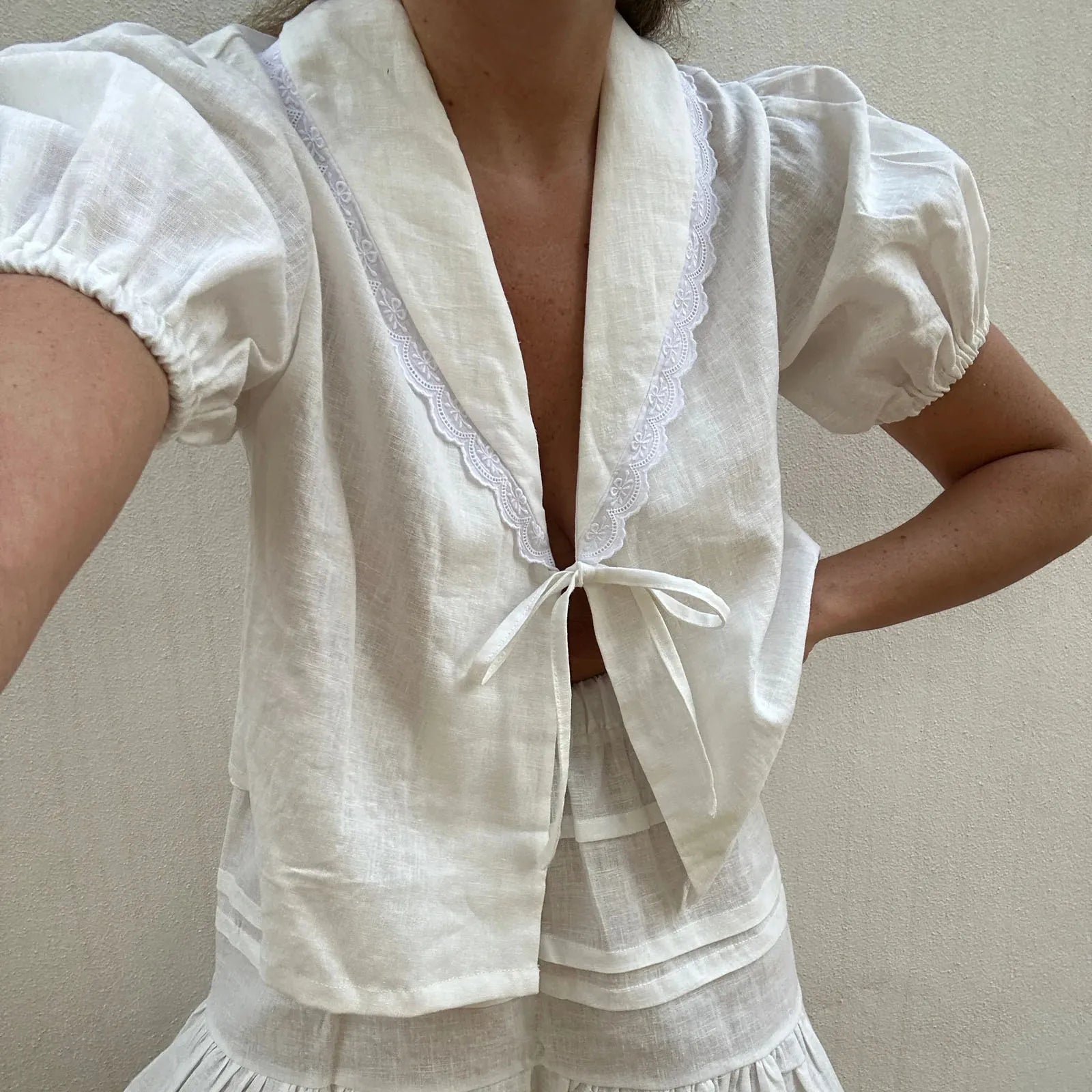Y2K Peplum Crop Top