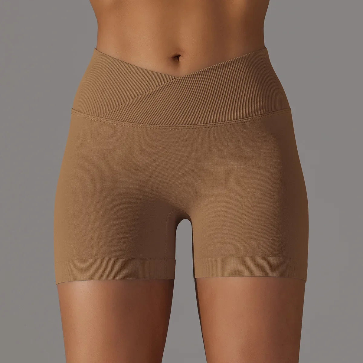High Waist Seamless Shorts