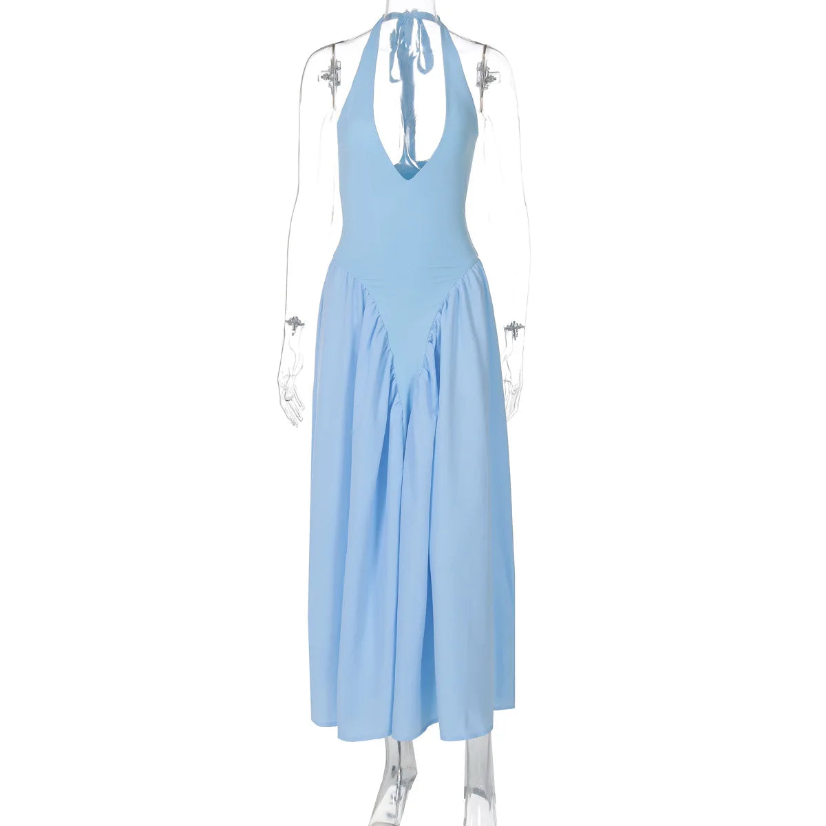 Sleeveless V-Neck Dress