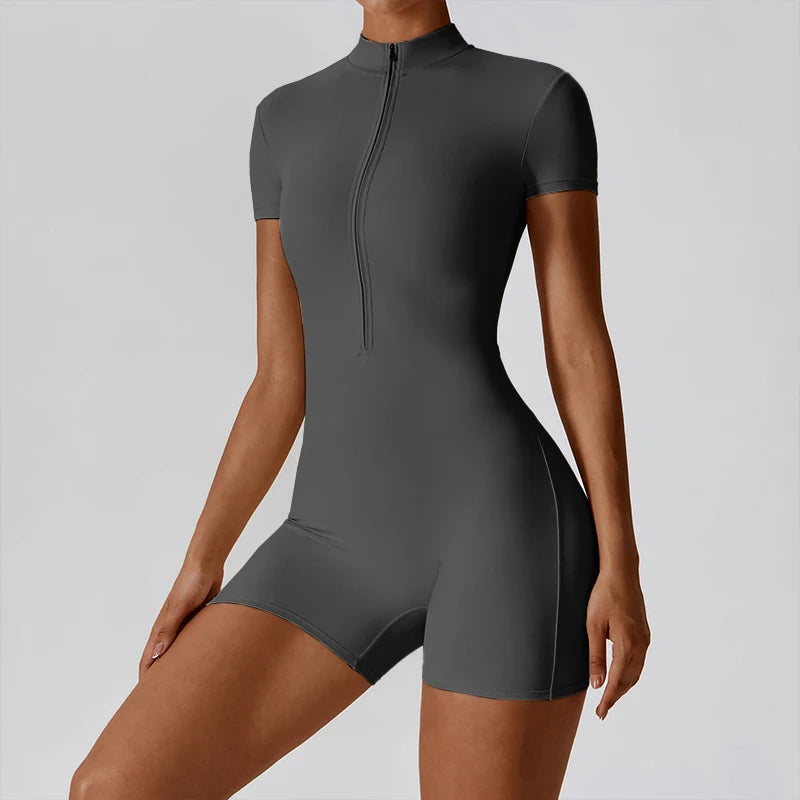 Zipper Sports Jumpsuit