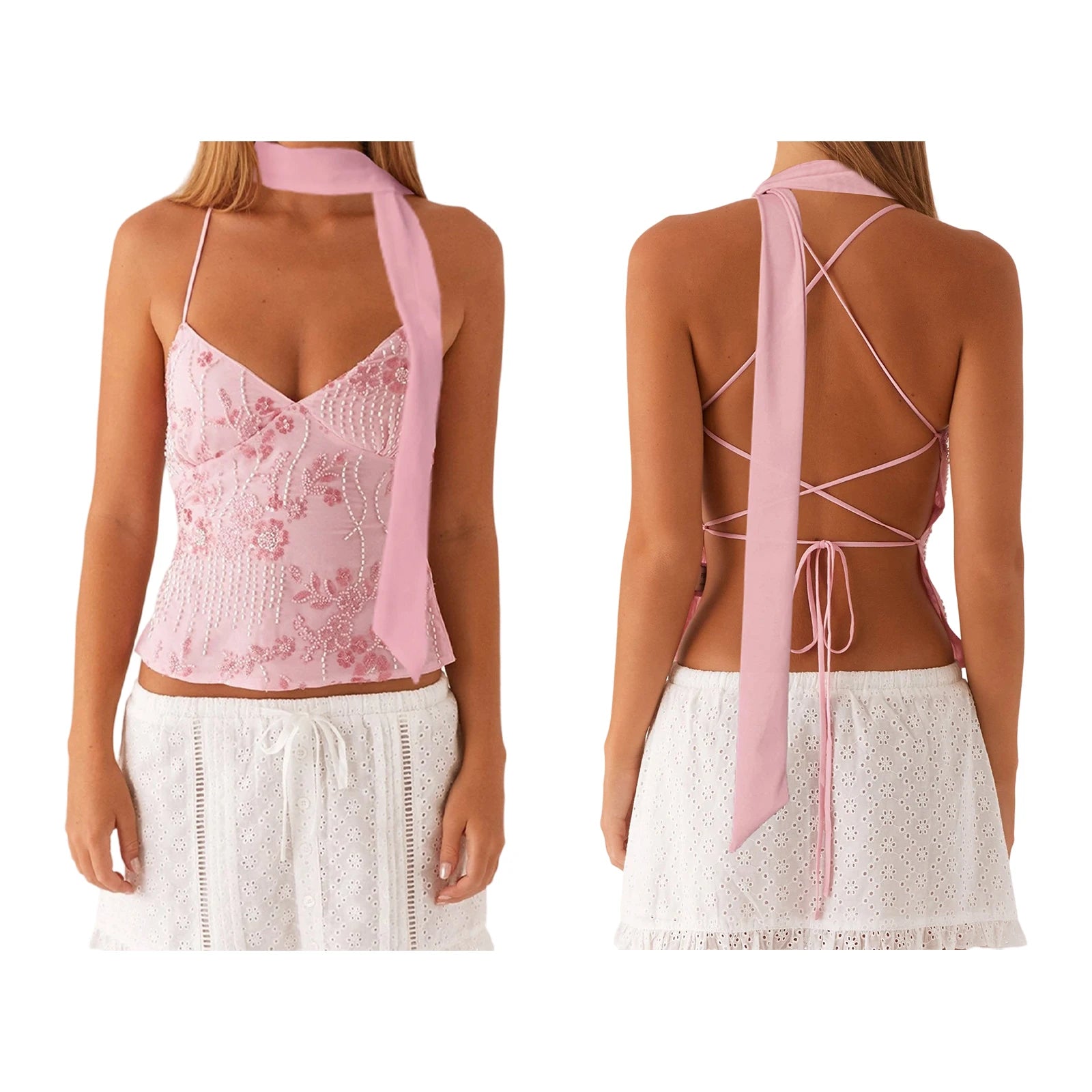 Embellished Y2K Top