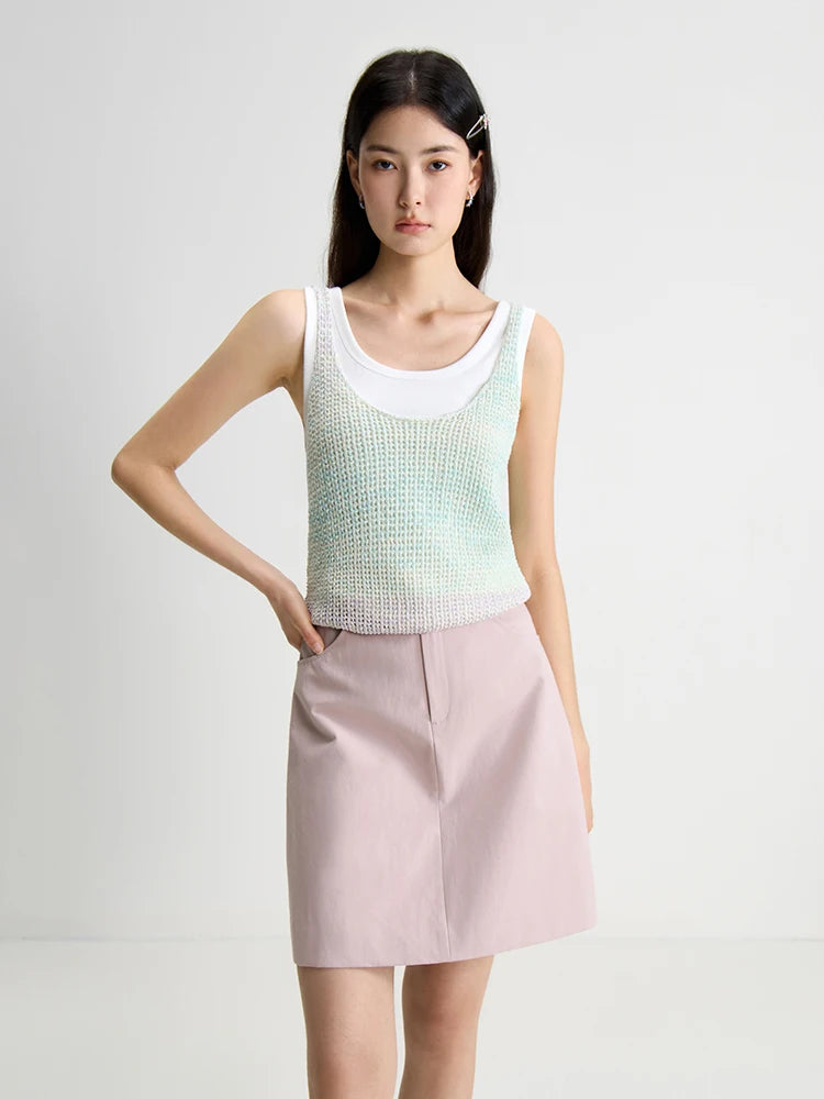 Sleeveless Gradient Top