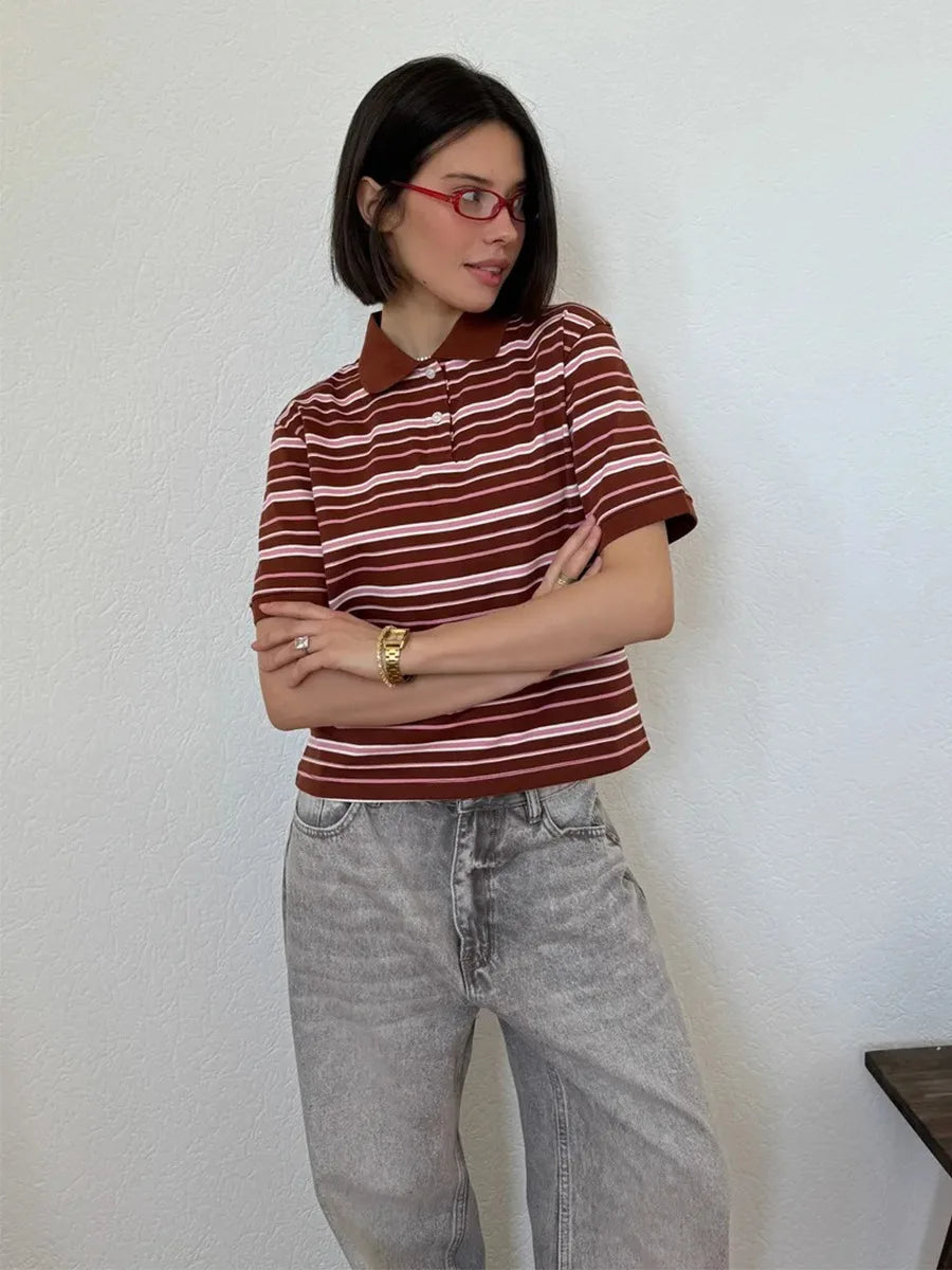 Casual Polo Summer Top