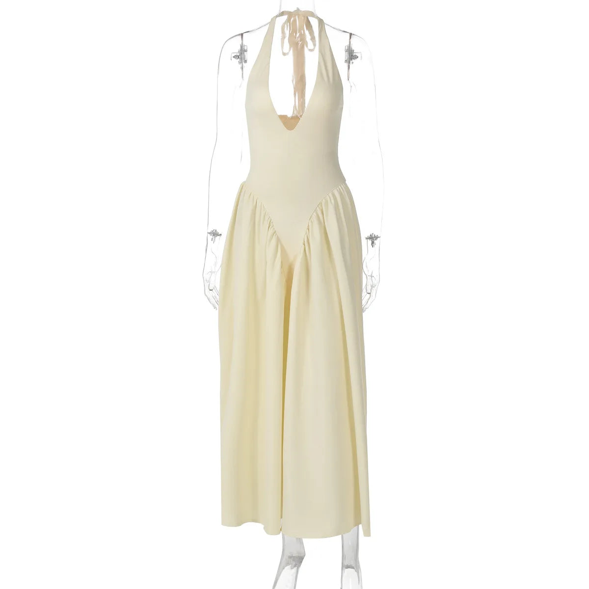 Sleeveless V-Neck Dress