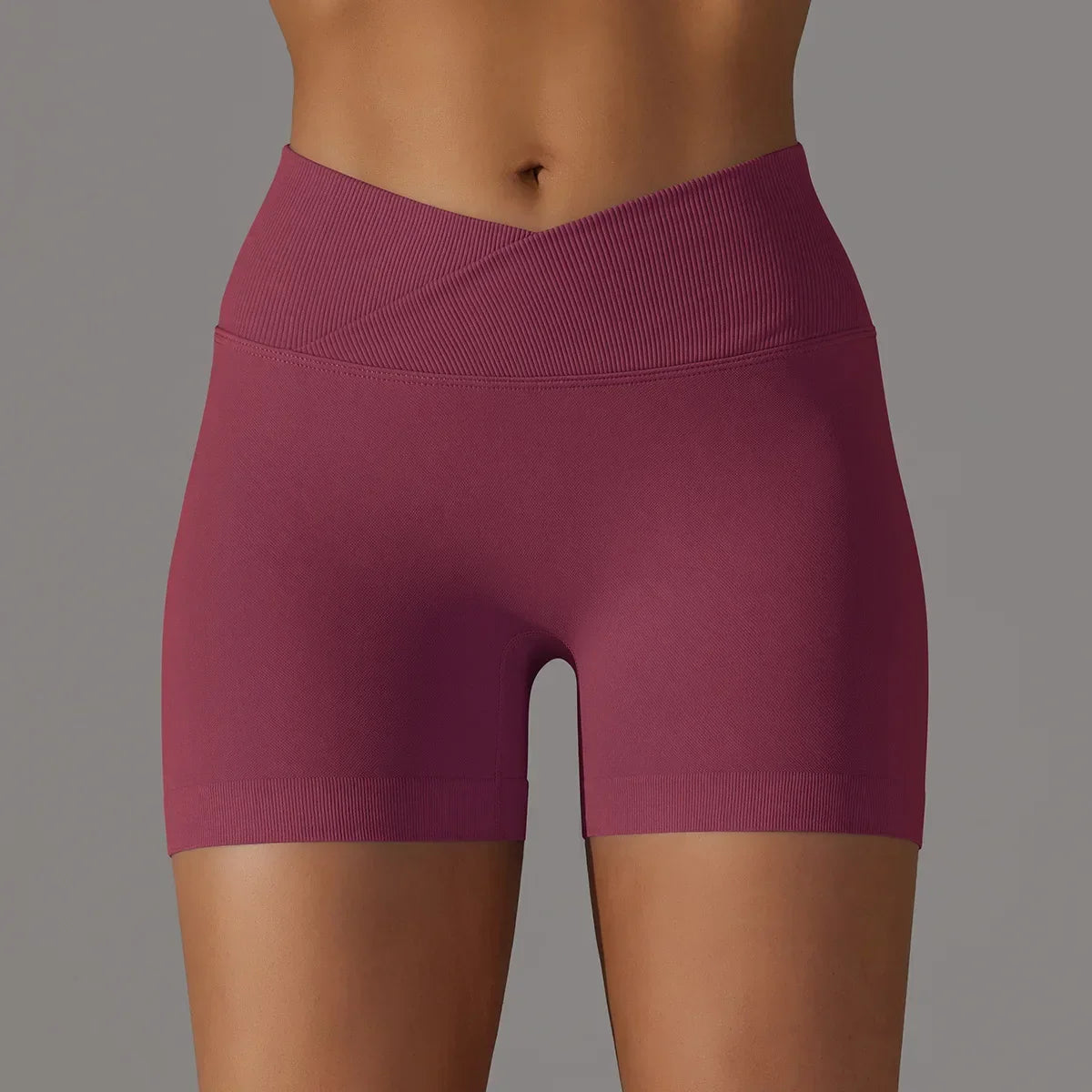 High Waist Seamless Shorts