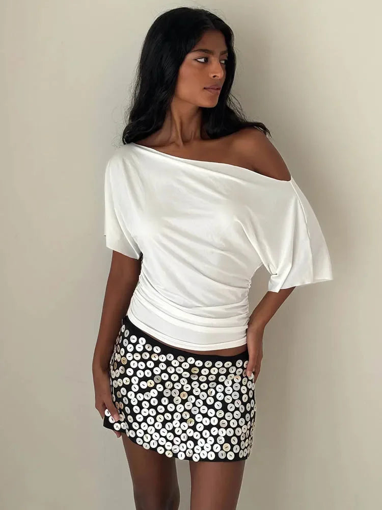 Off Shoulder Style Shirt