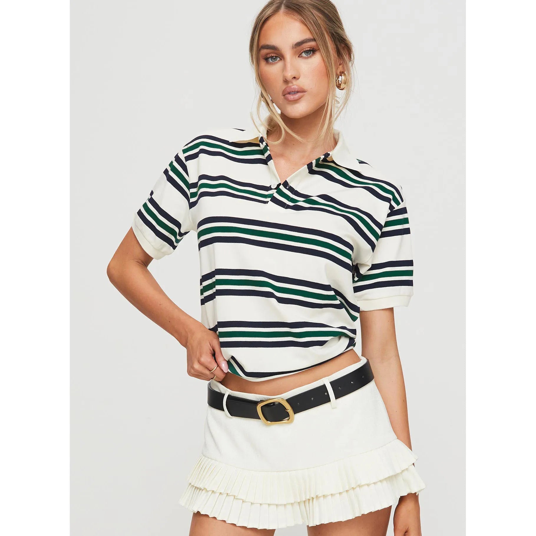 Striped Polo Shirt