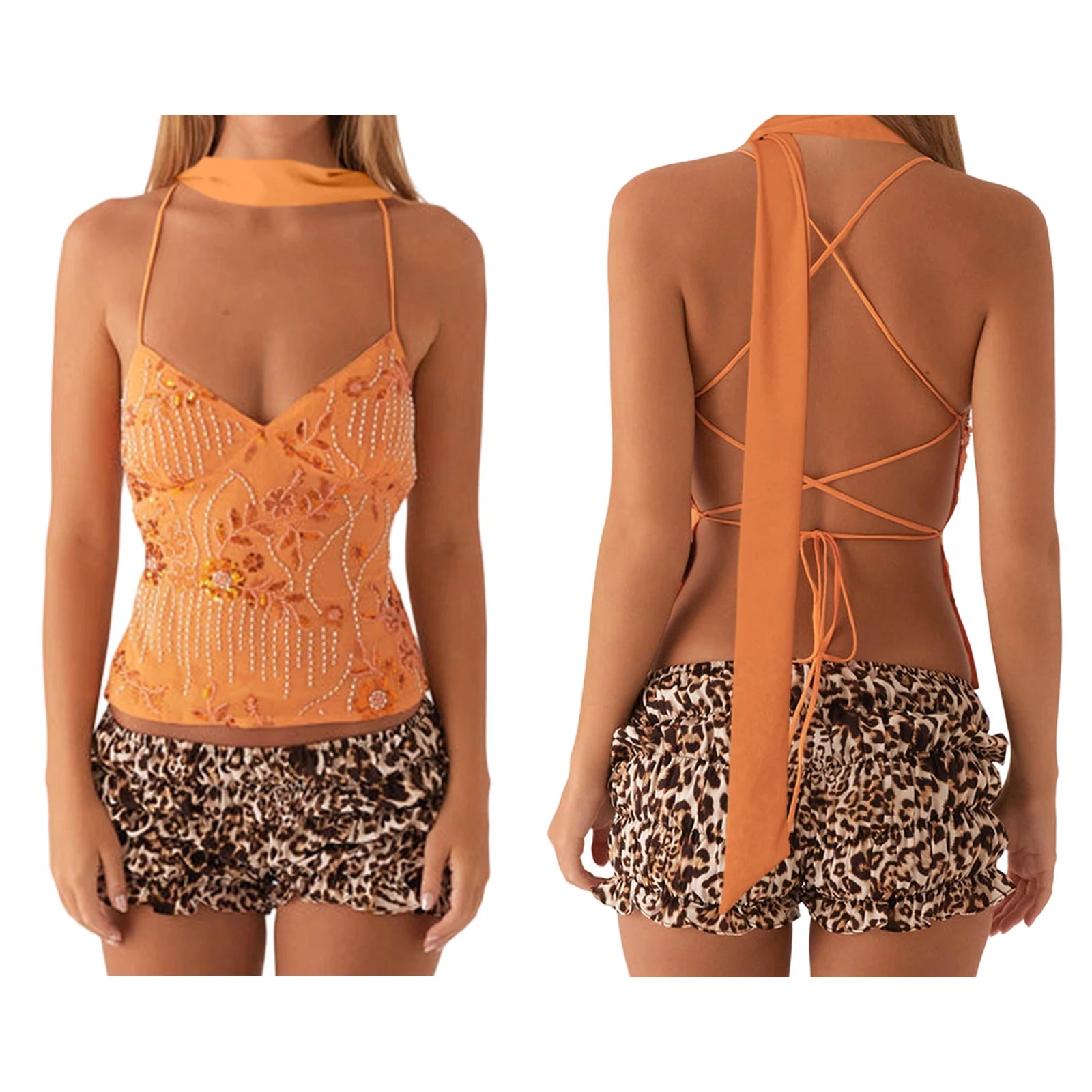 Embellished Y2K Top