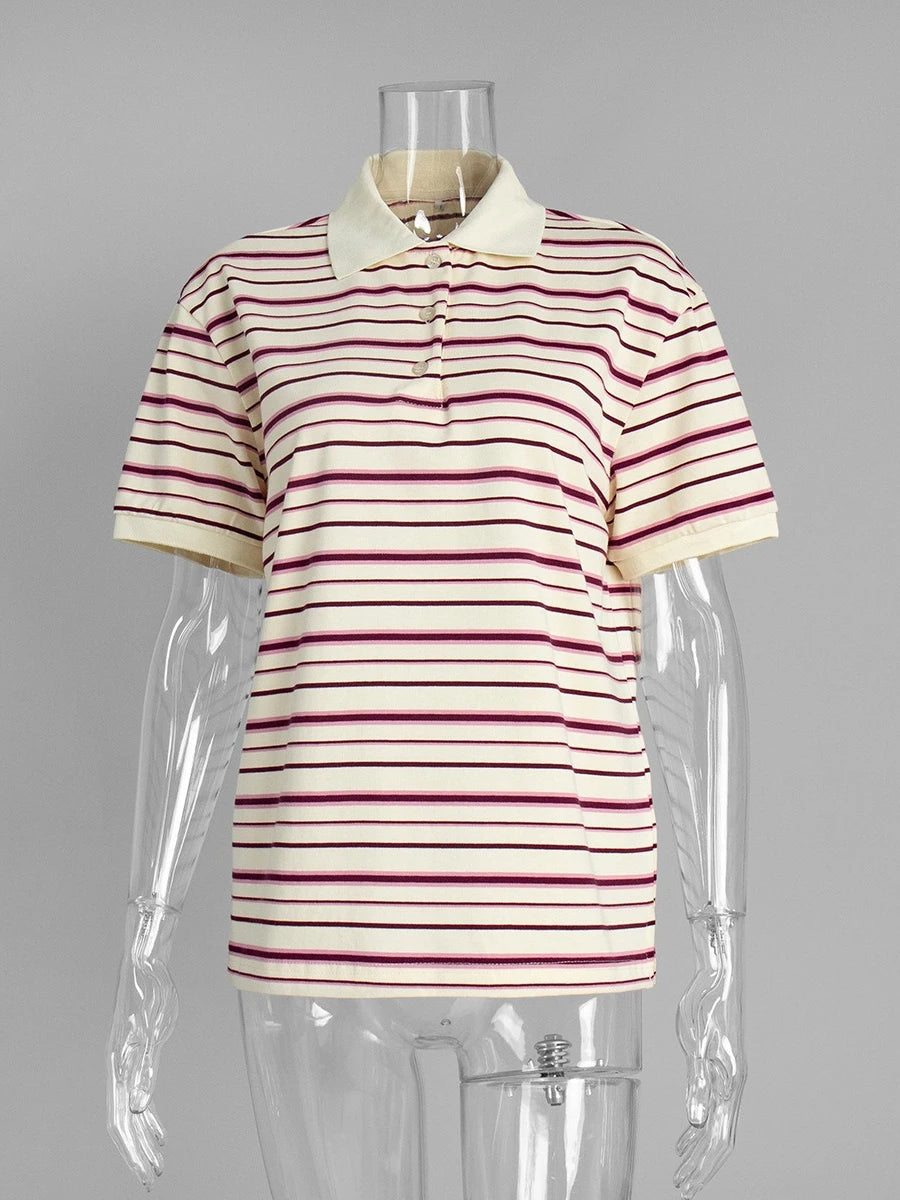 Casual Polo Summer Top