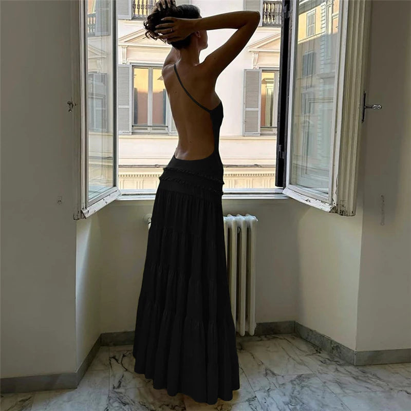 Irregular Pleated Dress
