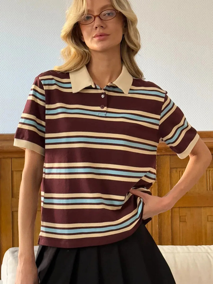 Casual Polo Summer Top