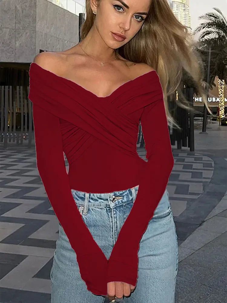 Slim Fit Knitted Bodysuit