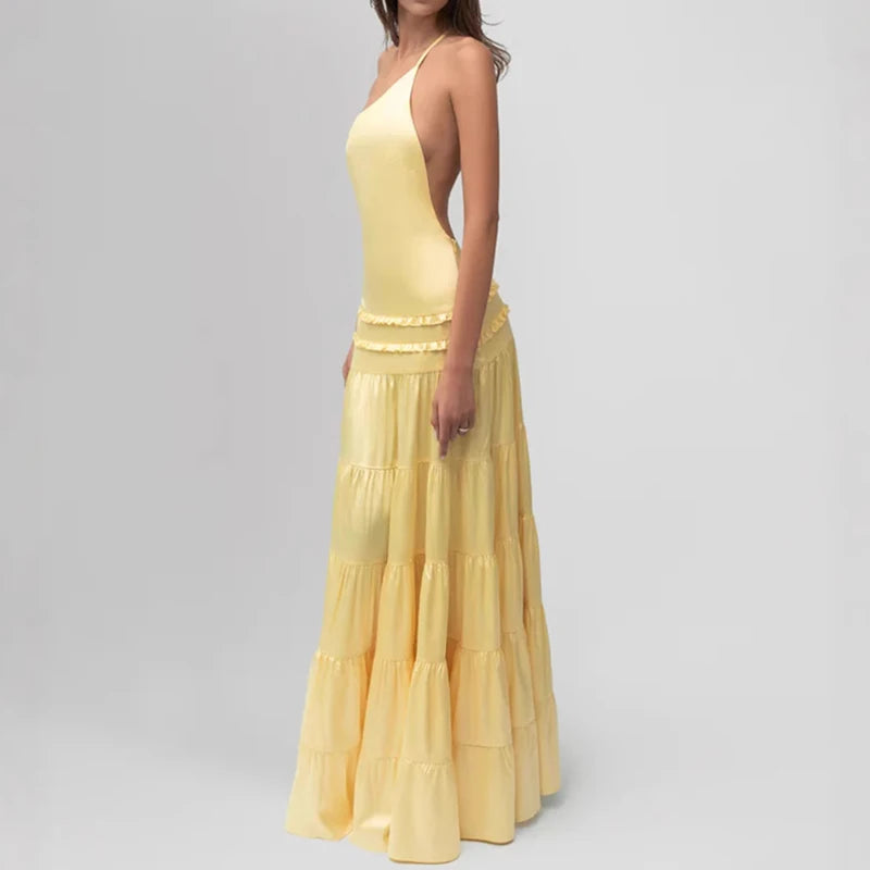 Irregular Pleated Dress