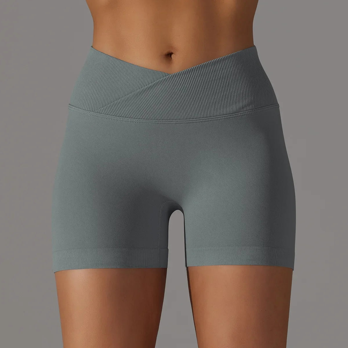 High Waist Seamless Shorts