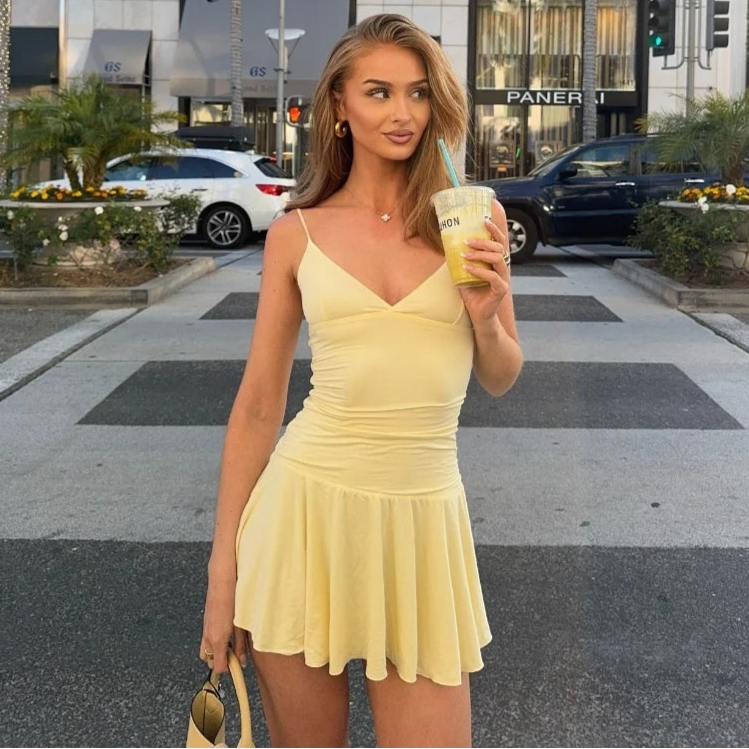 Off Shoulder A-Line Dress