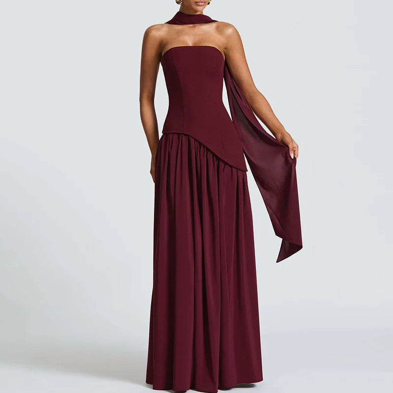 Slim Fit Slit Maxi Dress