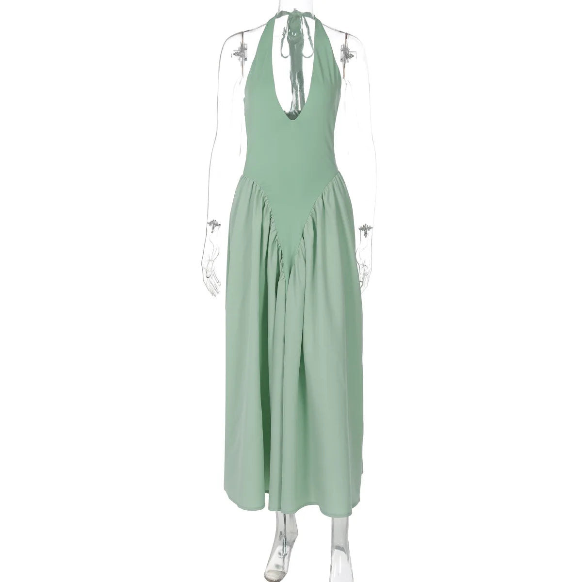 Sleeveless V-Neck Dress