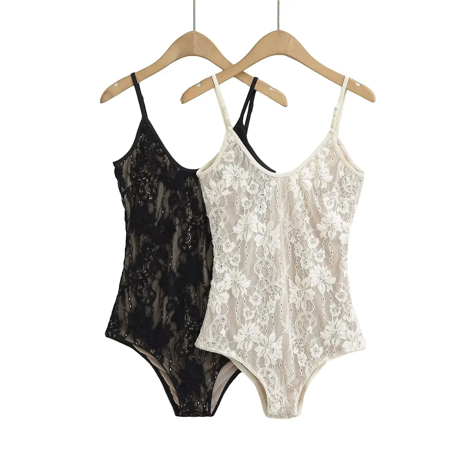 Lace Backless Bodysuit