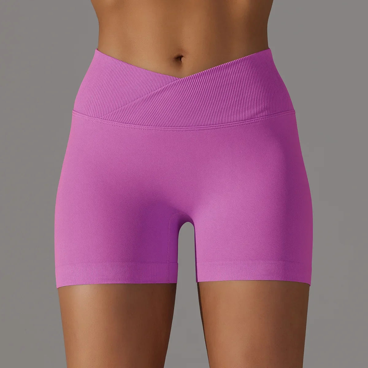 High Waist Seamless Shorts