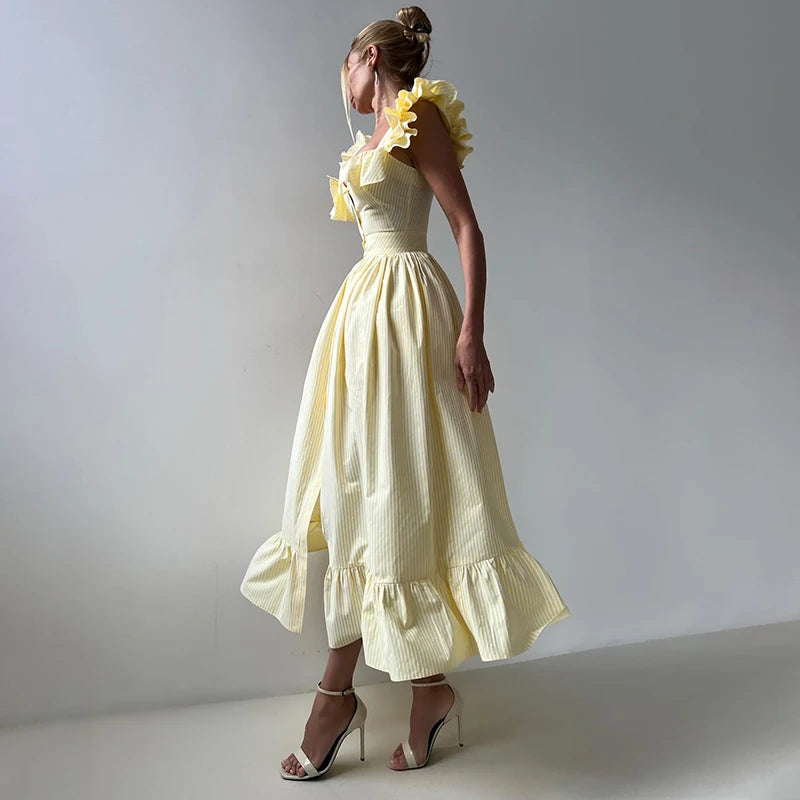Button-Up Long Dress