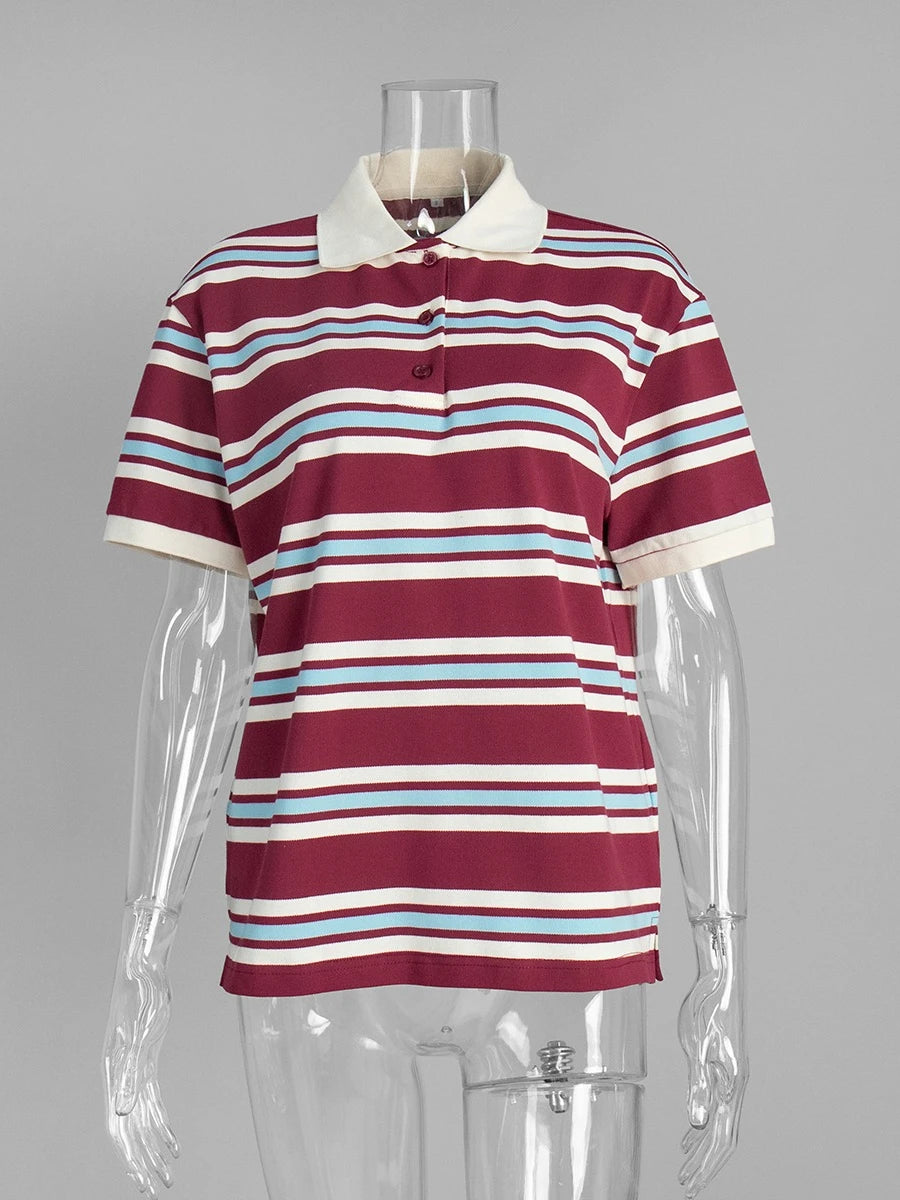 Casual Polo Summer Top
