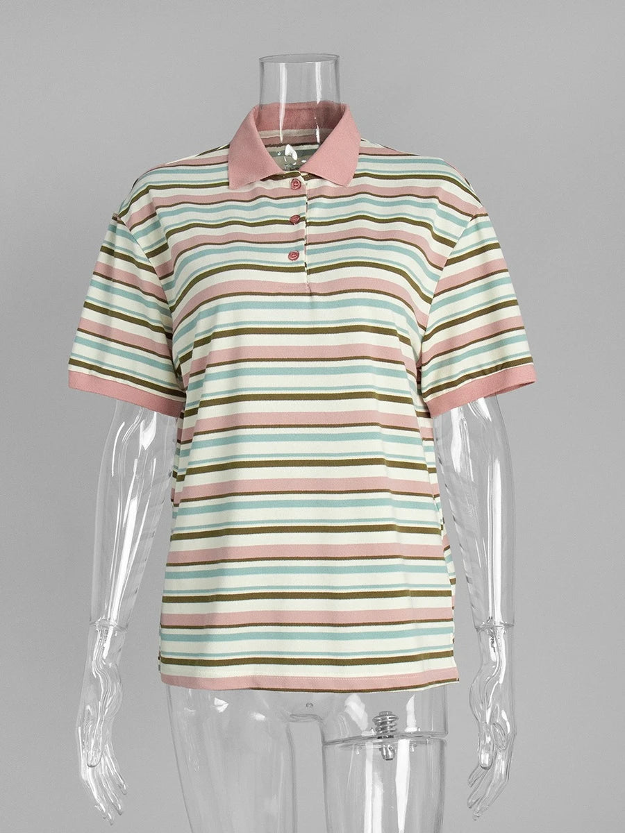 Casual Polo Summer Top