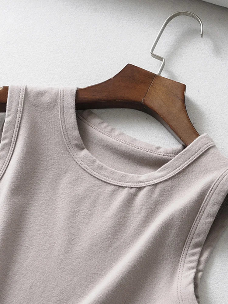 Vintage White Crop Top
