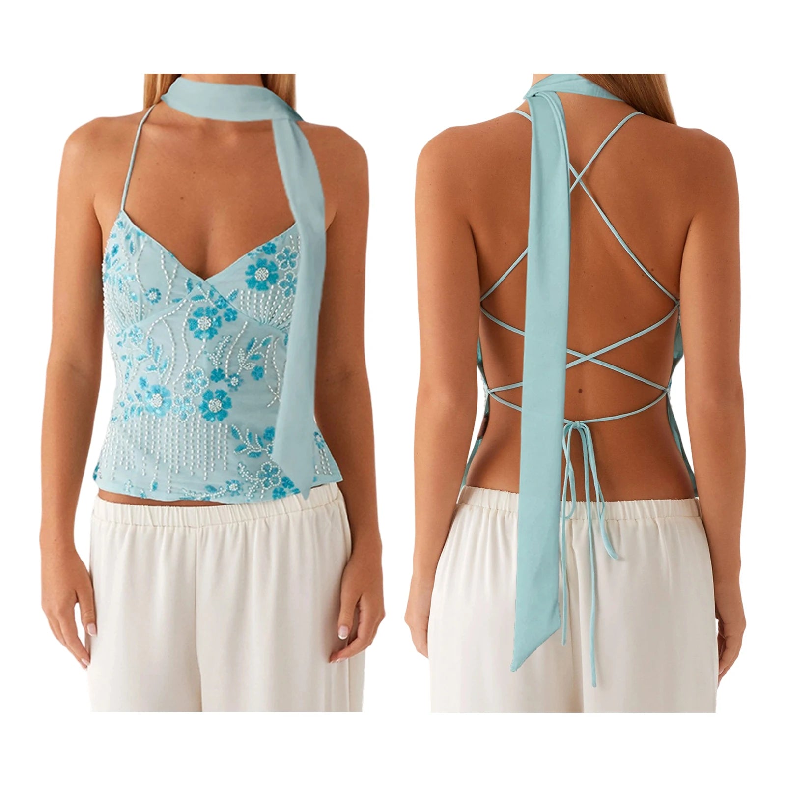 Embellished Y2K Top
