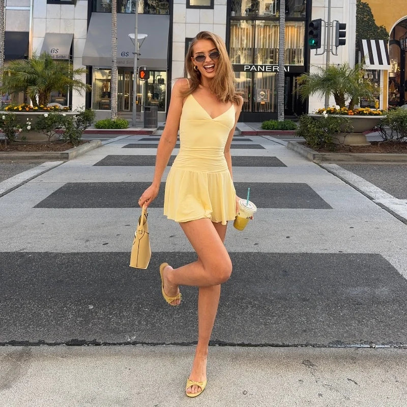 Off Shoulder A-Line Dress