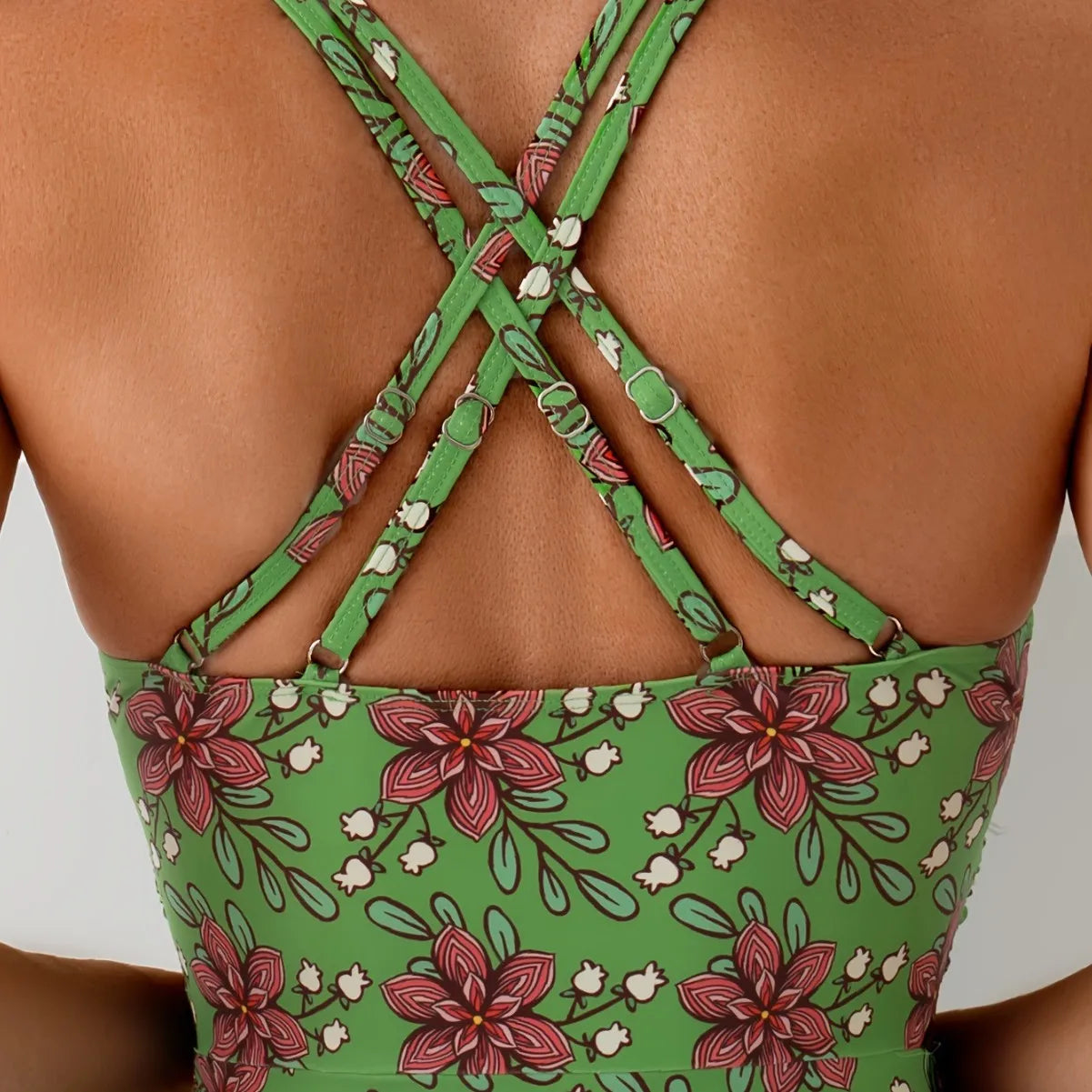 Crisscross Skirted Swimsuit