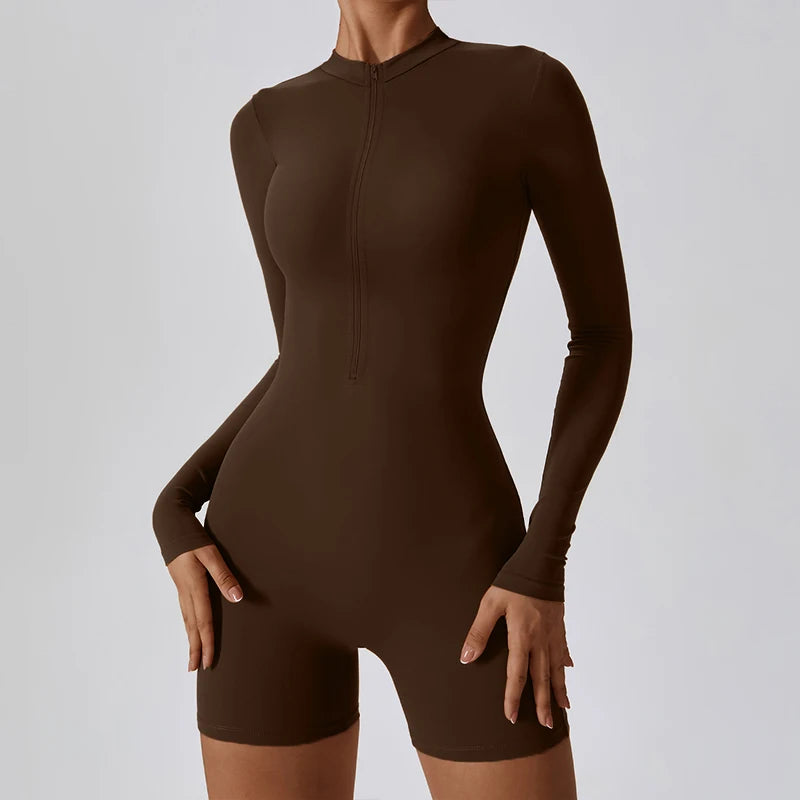Zipper Sports Jumpsuit