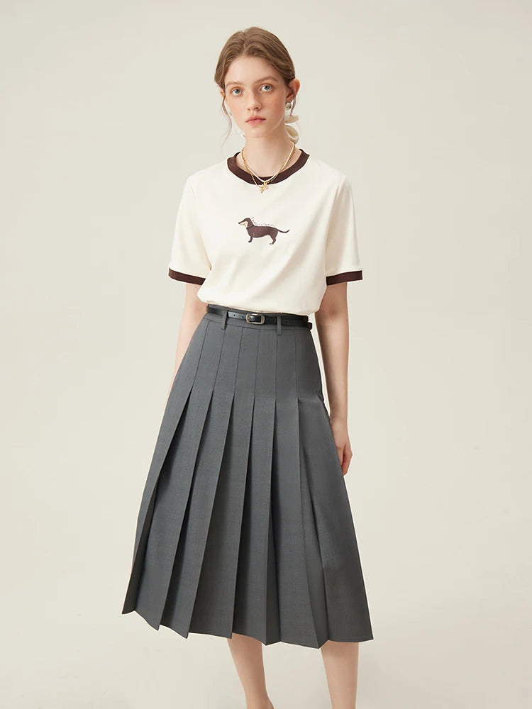 Animal fsle Print Cotton Tee