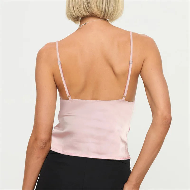 Y2K Open Back Top